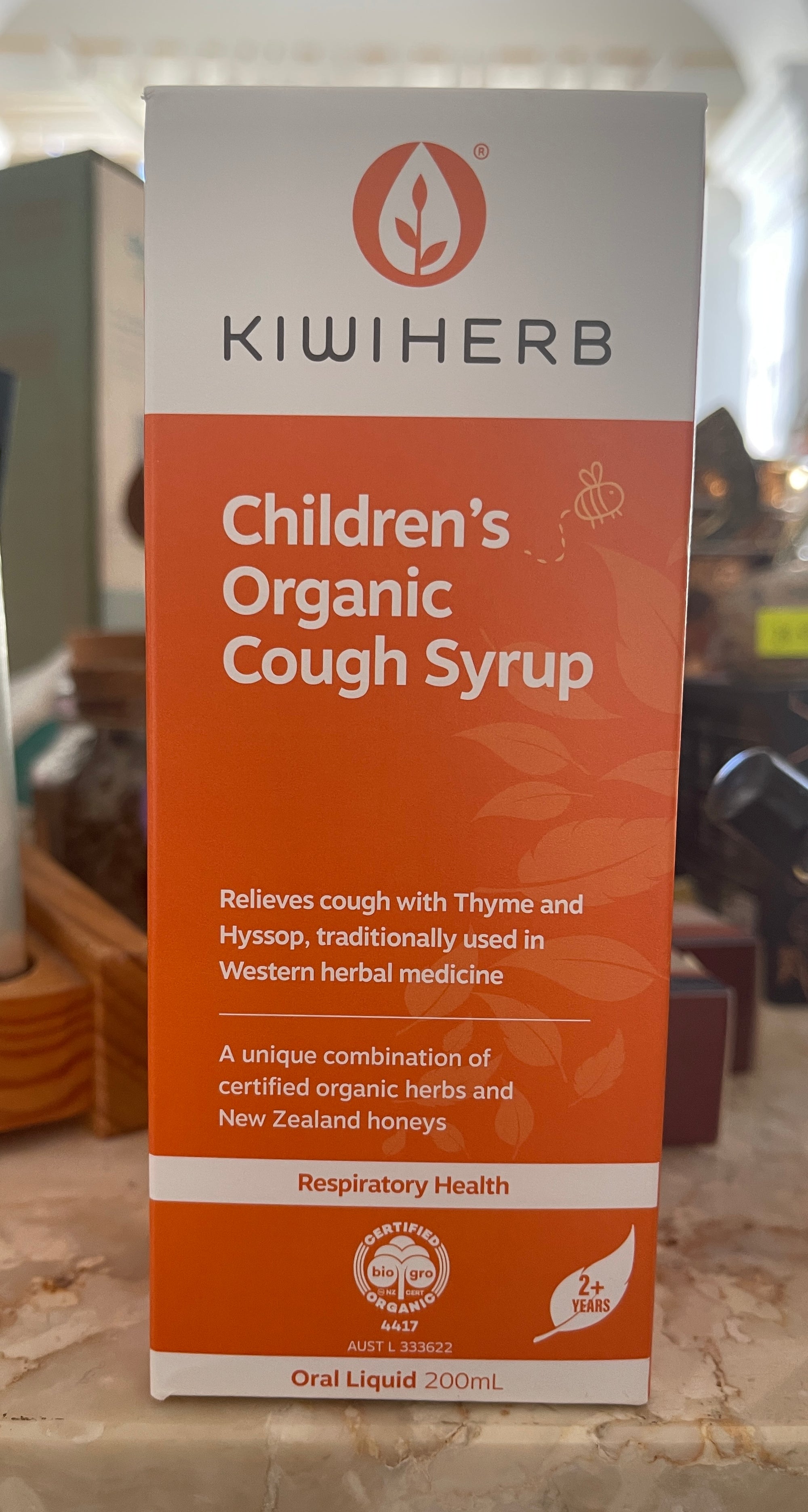Kiwiherb Organic Cough Syrup - 200ml