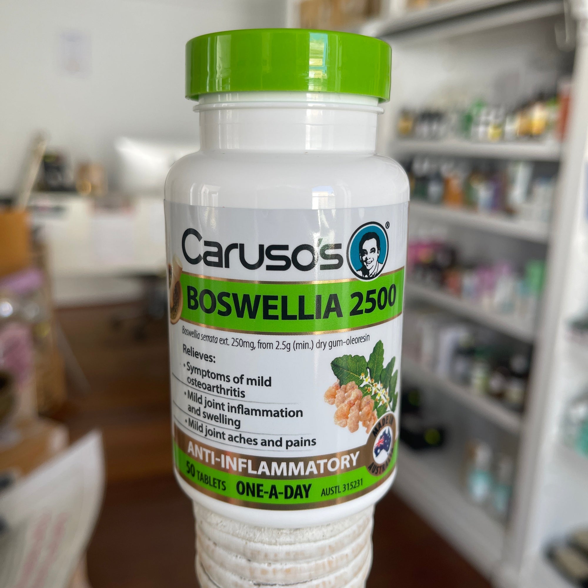 Caruso's Boswellia 2500 - 50 tablets