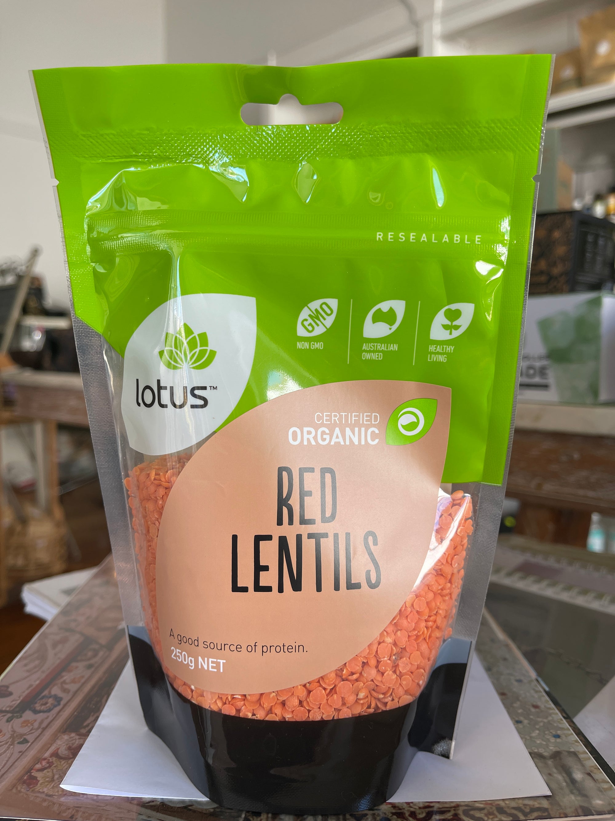 Certified Organic Red Lentils