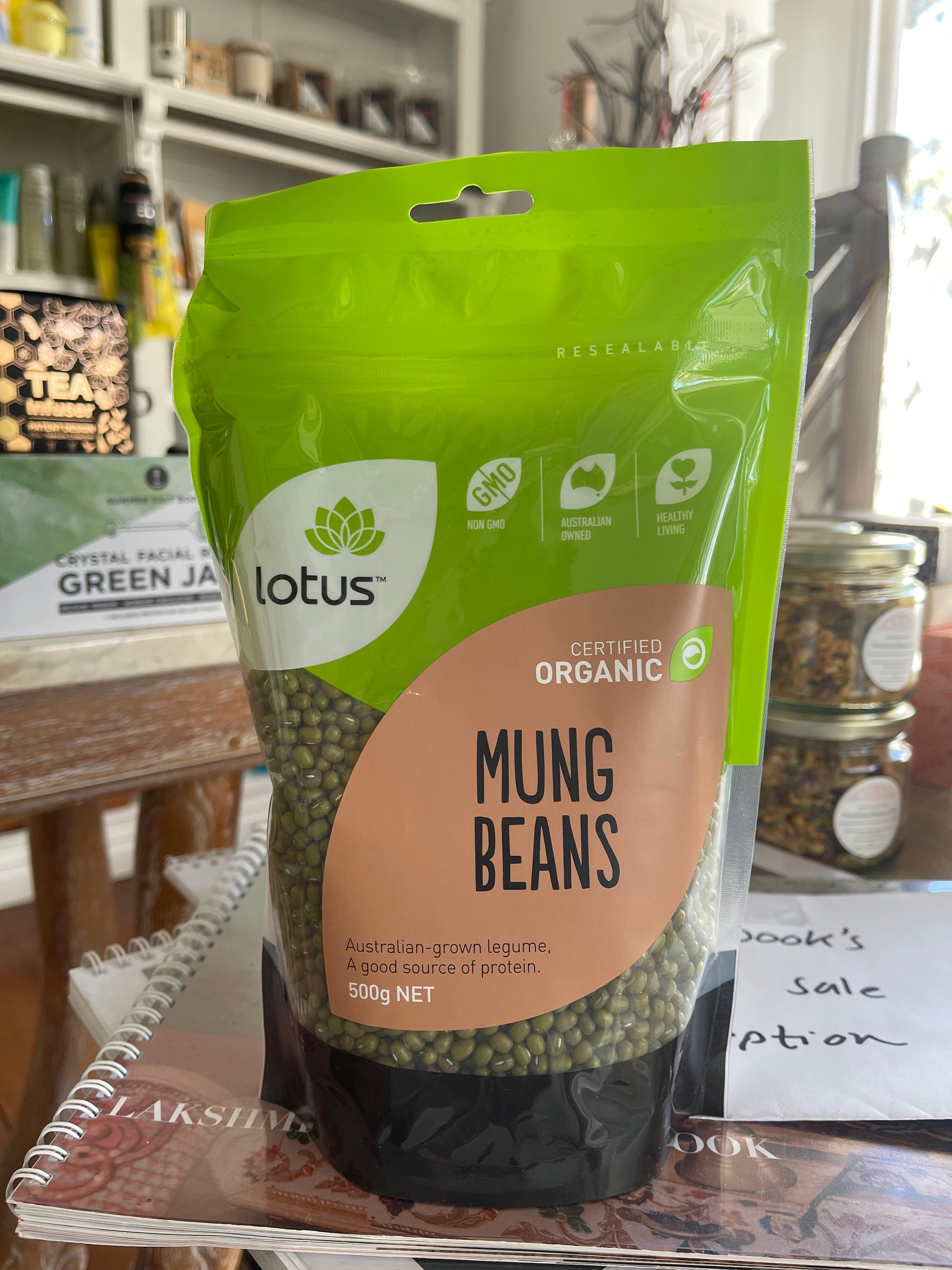 Certified Organic Mung Beans - 500g