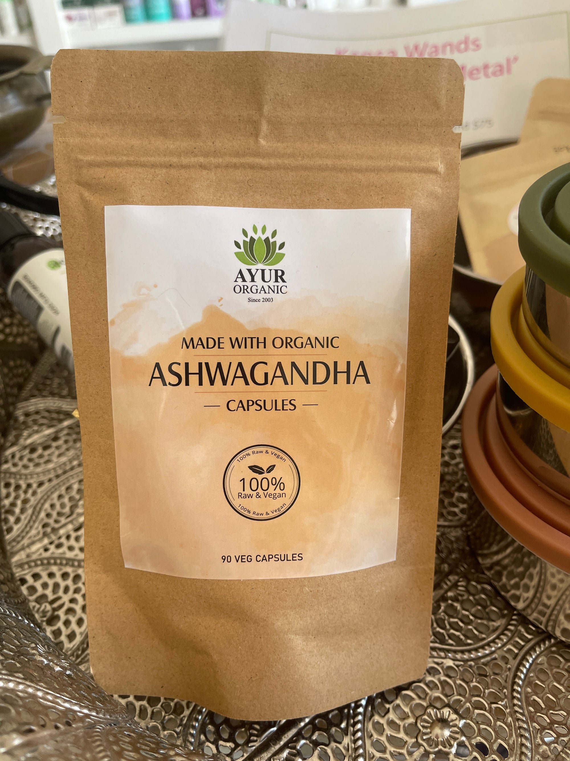 Organic Ashwagandha - 90 Capsules