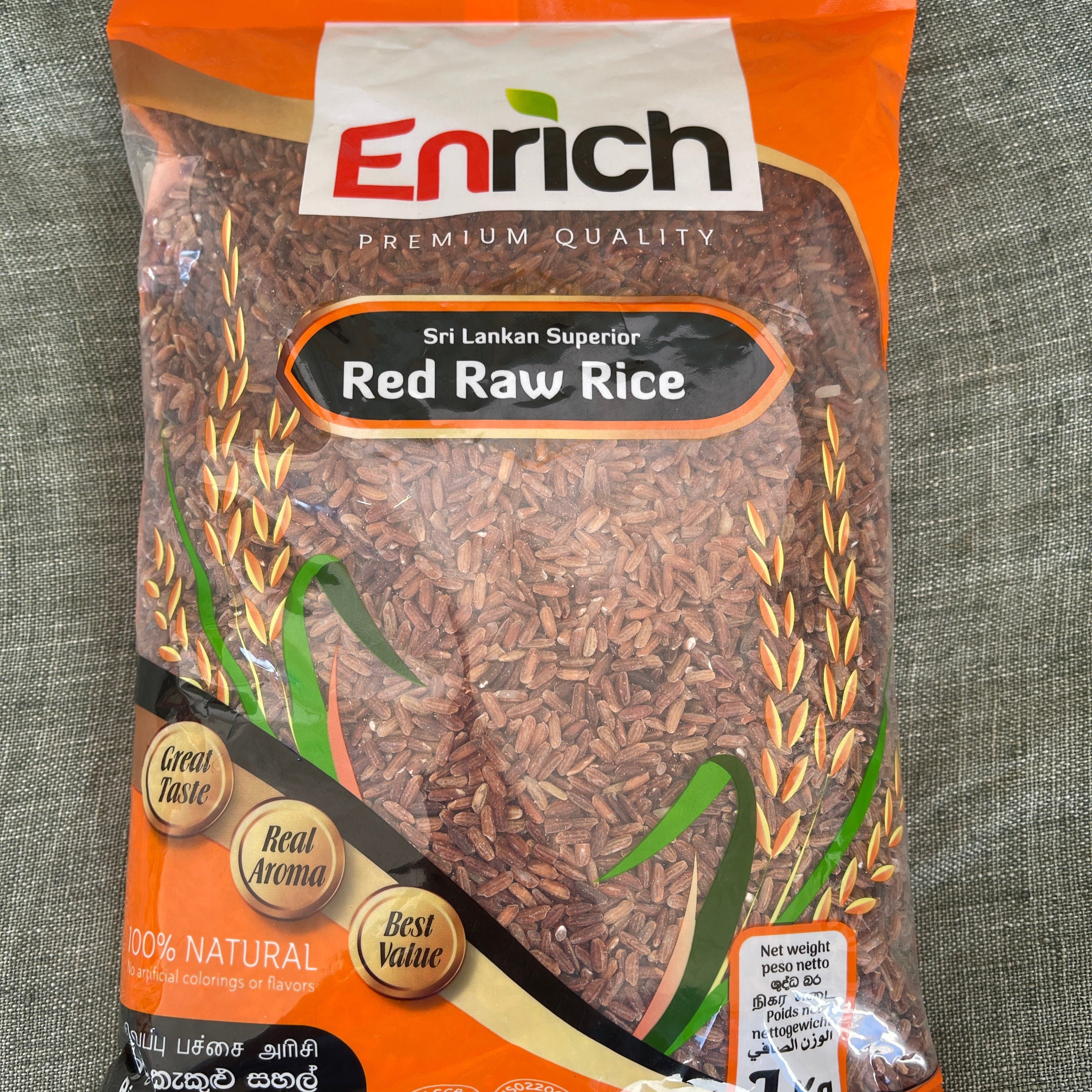 Red Rice Sl Sri Lankan Superior Red Raw Rice - Lakshmi Ayurveda
