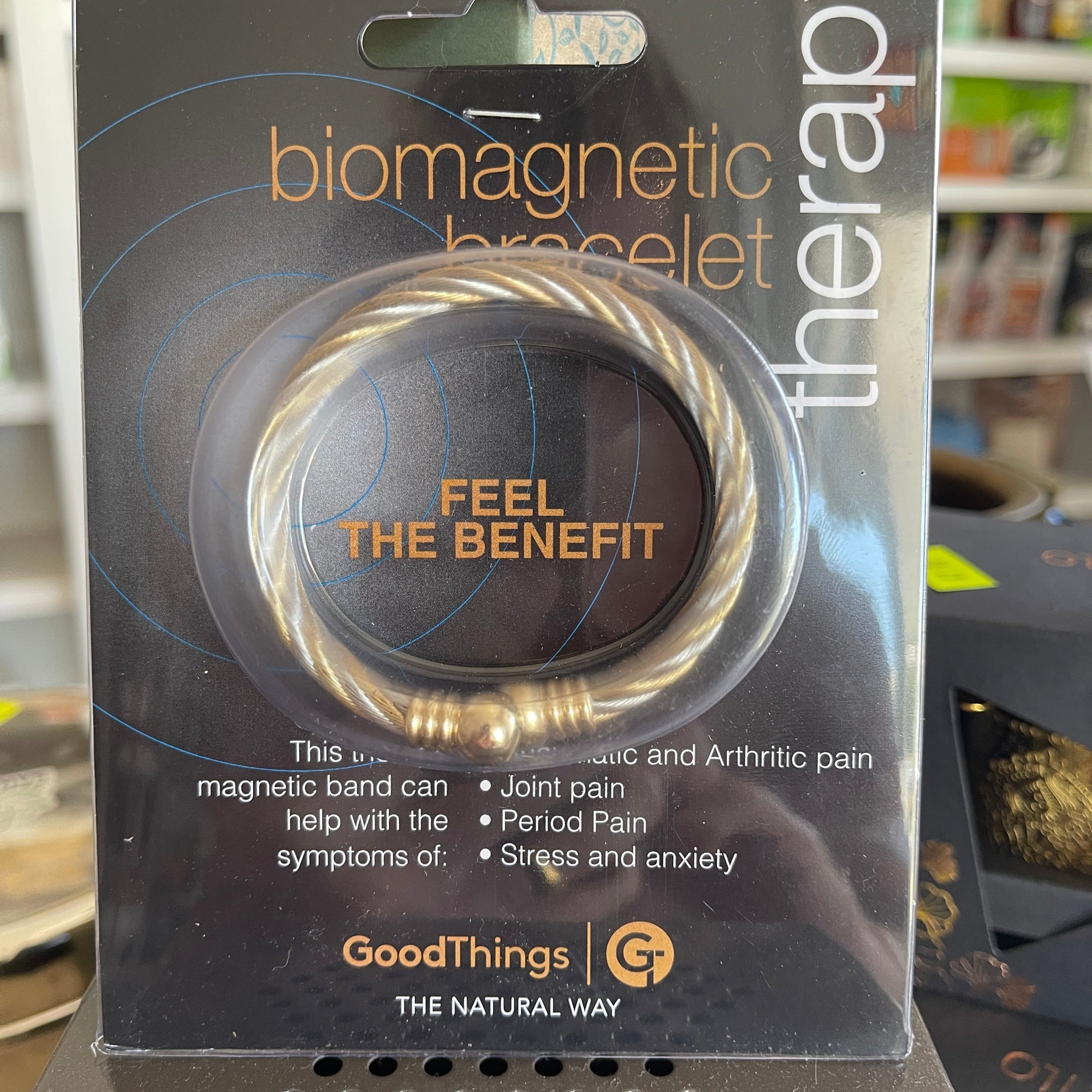 Bio-magnetic Rope Twist Bracelet (Gold & Silver)