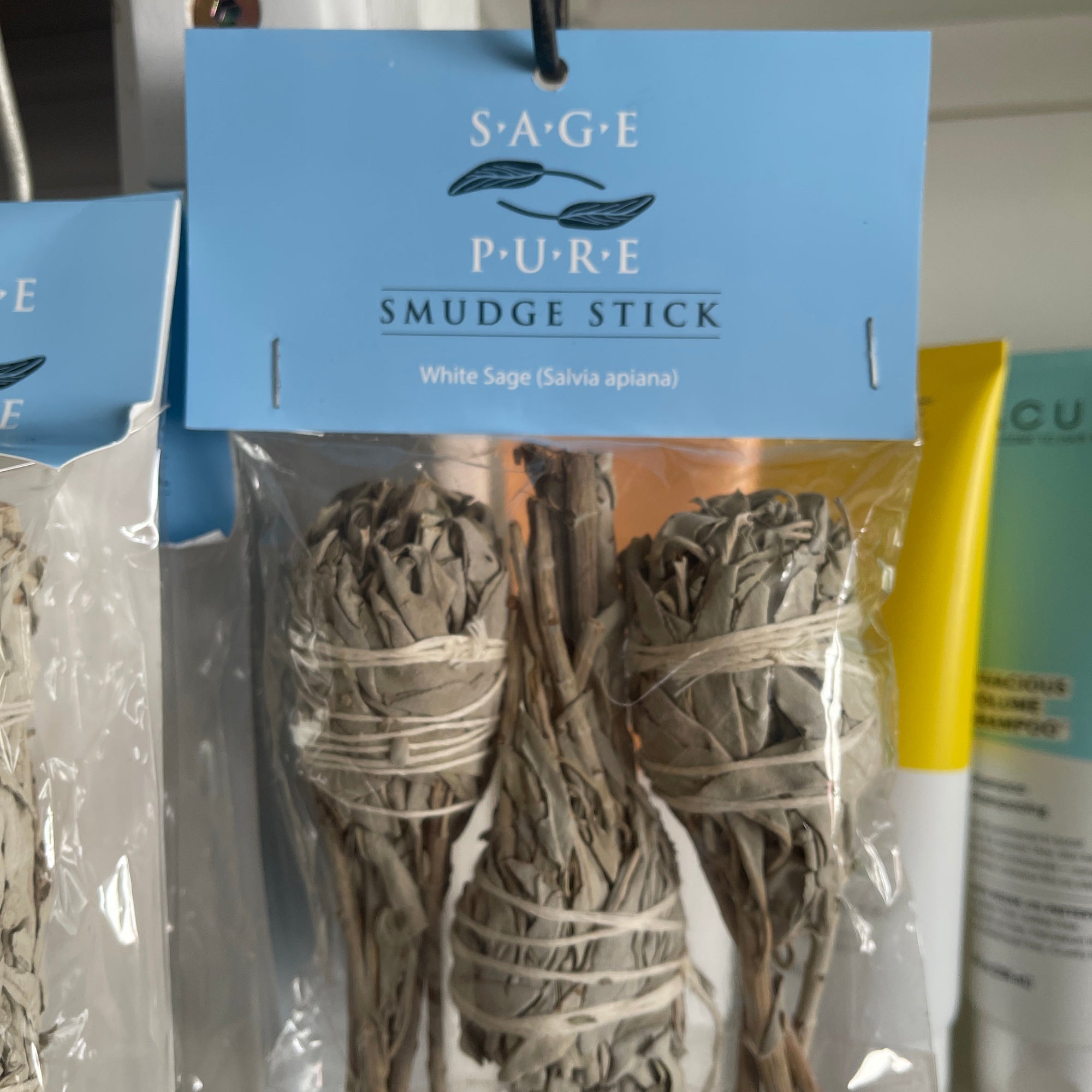 White Sage Smudge Stick - 8cm 3 Pack