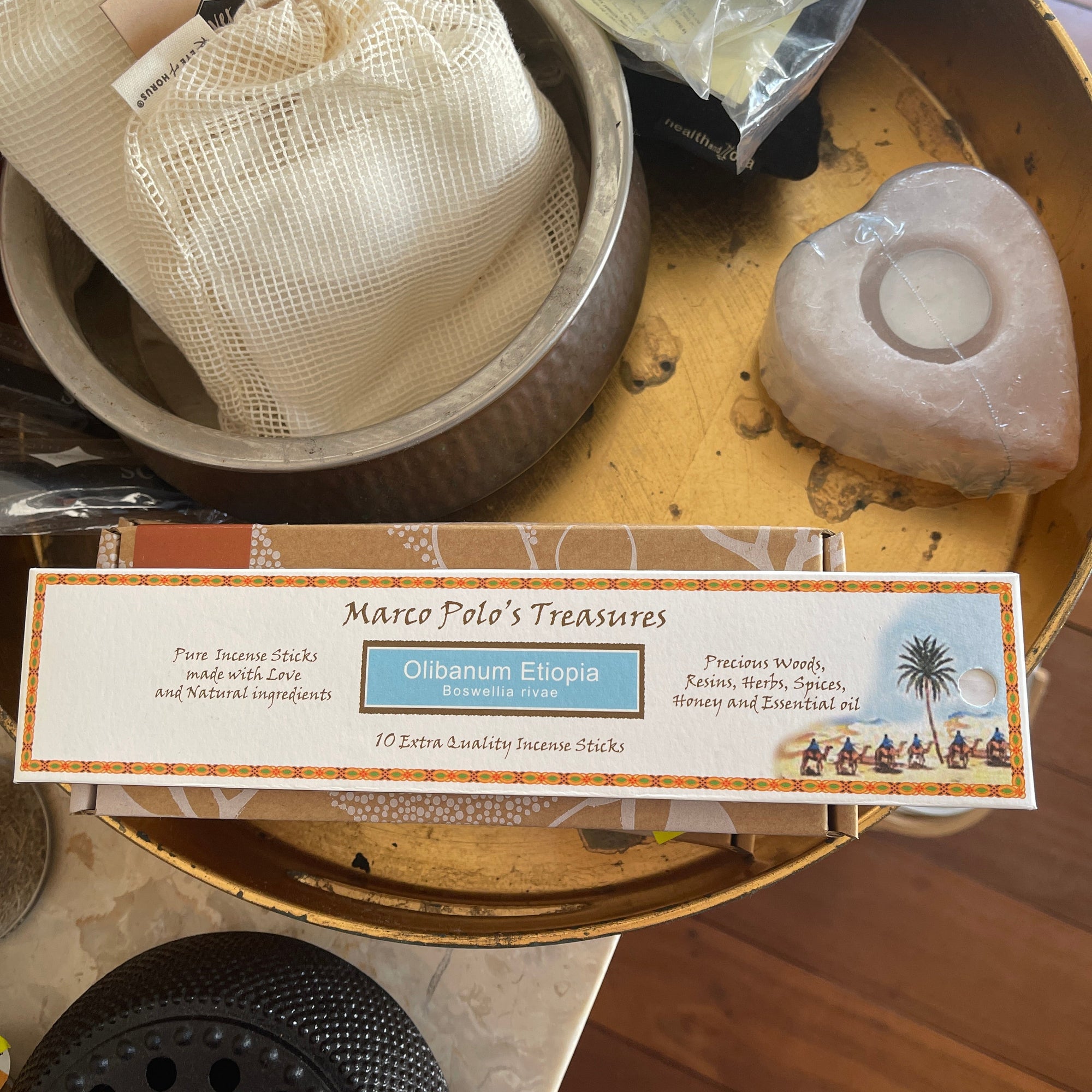 Marco Polo's Treasures Olibanum Ethiopia - 10 Incense Sticks