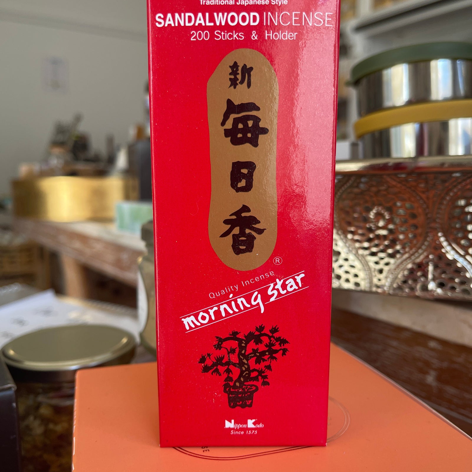 Sandalwood Incense - 200 Sticks and Holder