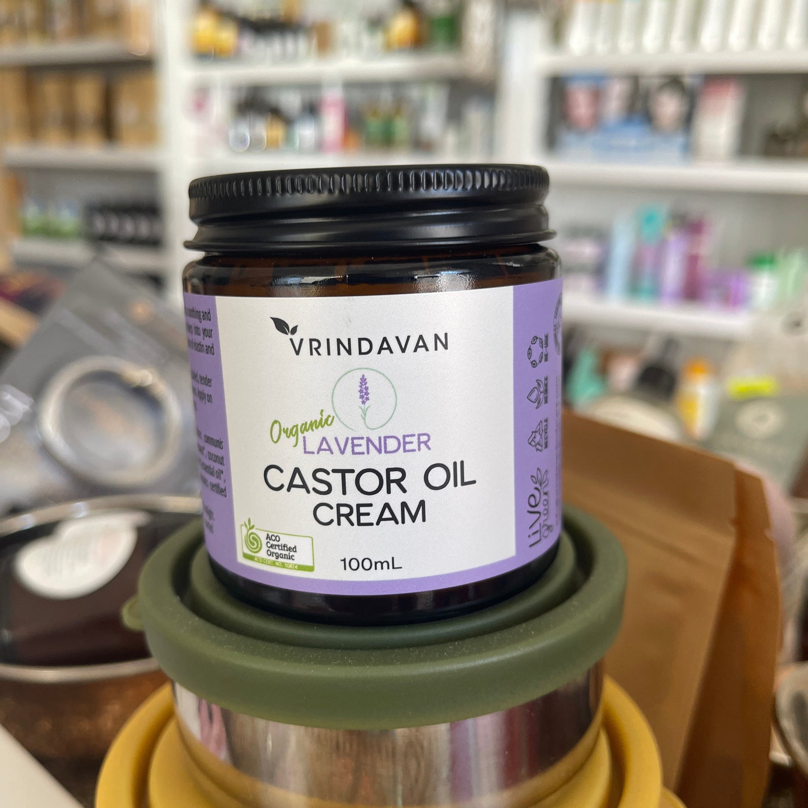 Castor Oil Cream Lavender - 100ml