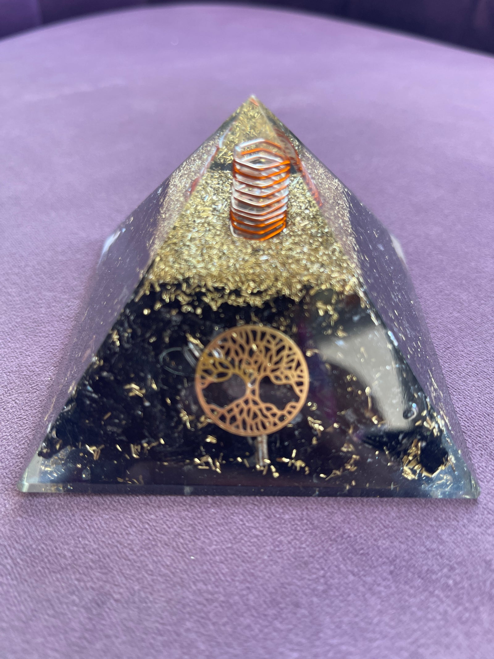 Black Tourmaline Pyramid