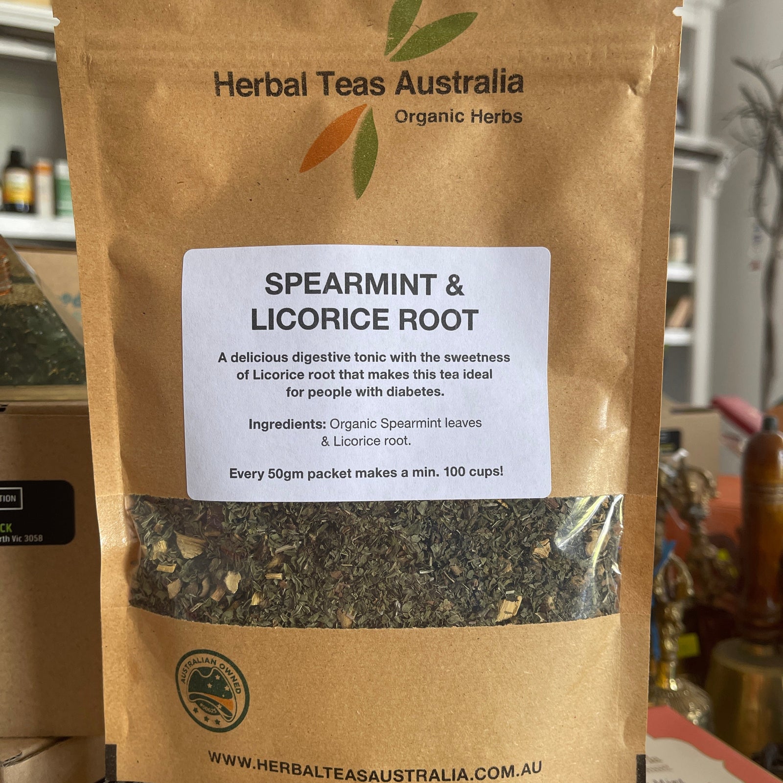 Spearmint & Licorice Root Tea - 50g