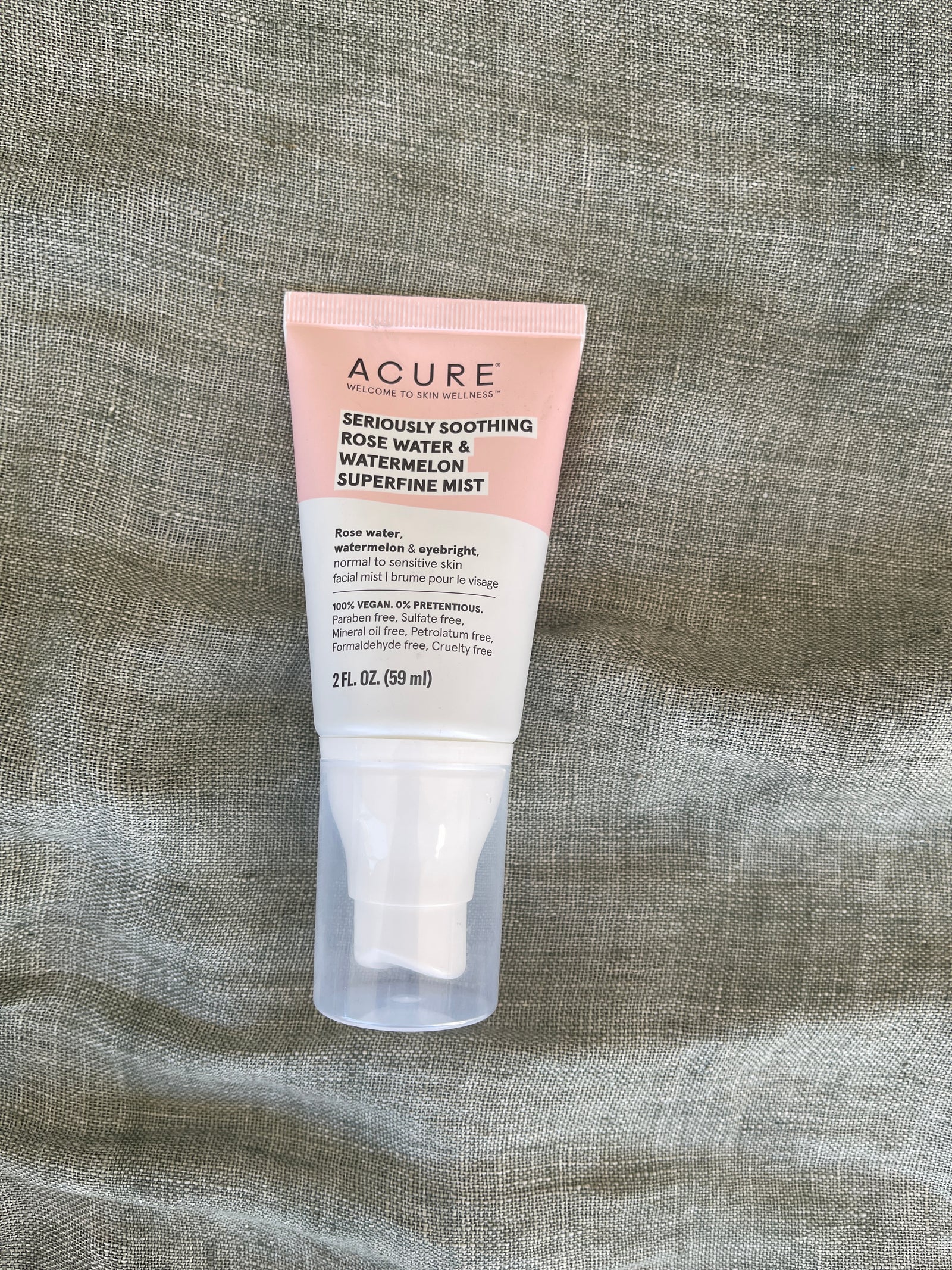 Acure - Seriuosly sooting Rose water & Watermelon mist