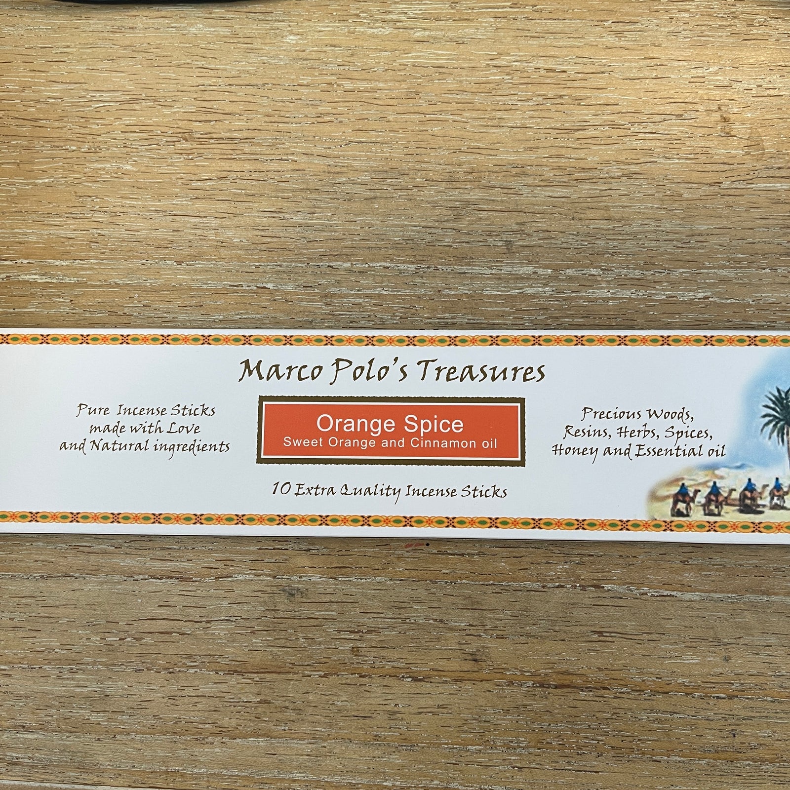 Marco Polo's Treasures - Orange Spice - 10 incense sticks