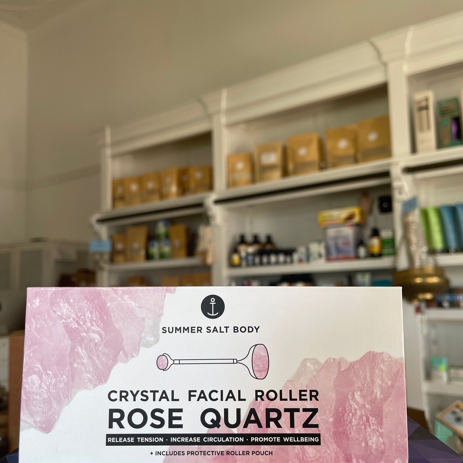 Summer Salt Body - Crystal Facial Roller Rose Quartz