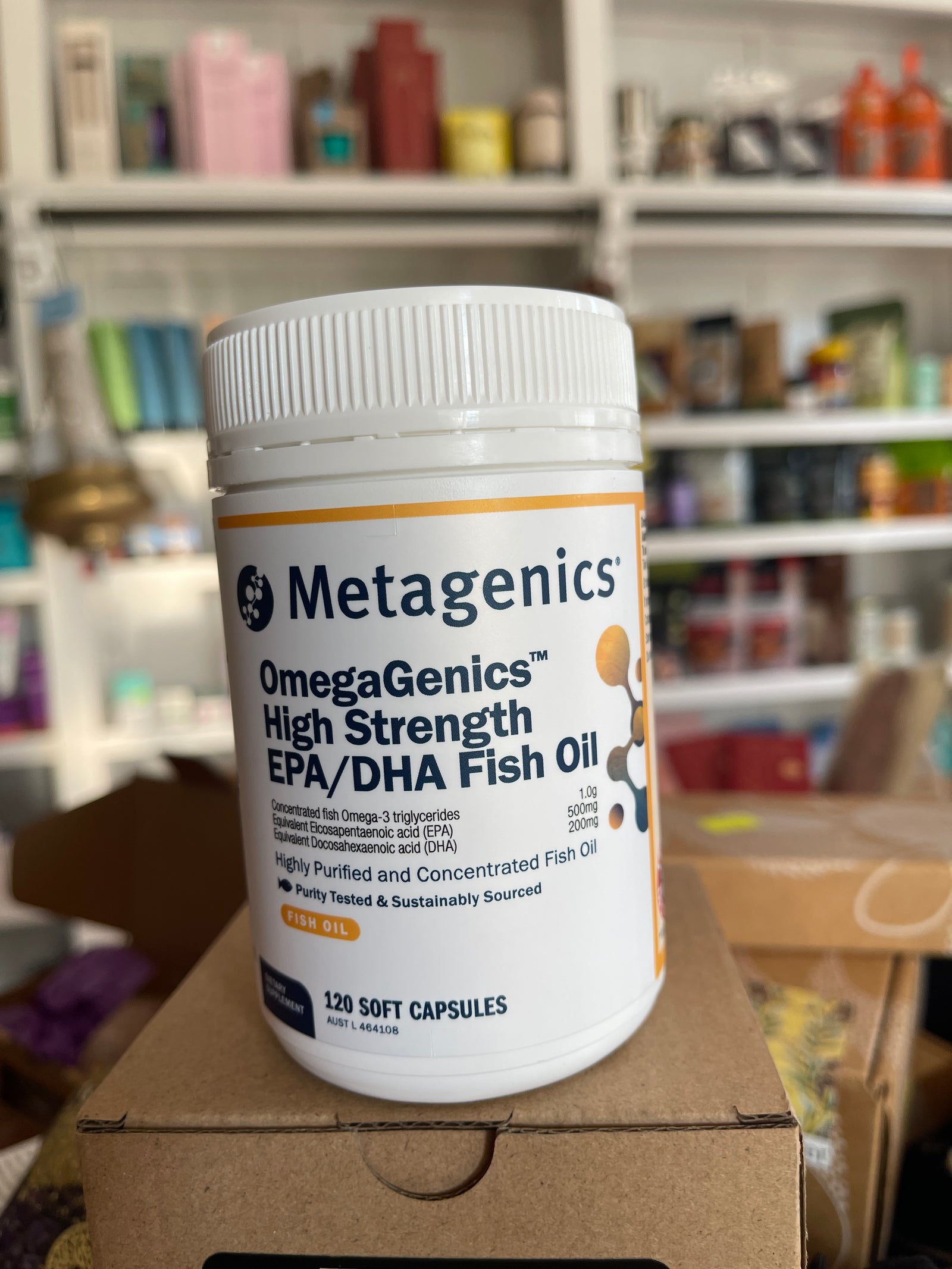 Omega Genics High Strength EPA / DHA Fish Oil - 120 Capsules