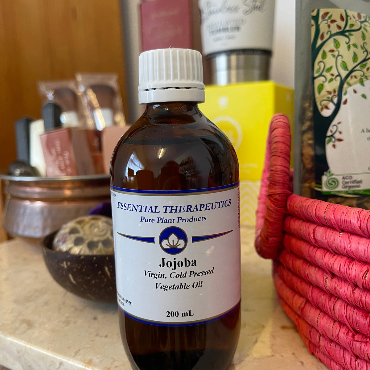 Jojoba Oil, Virgin Cold Pressed Vegetable Oil - 200ml