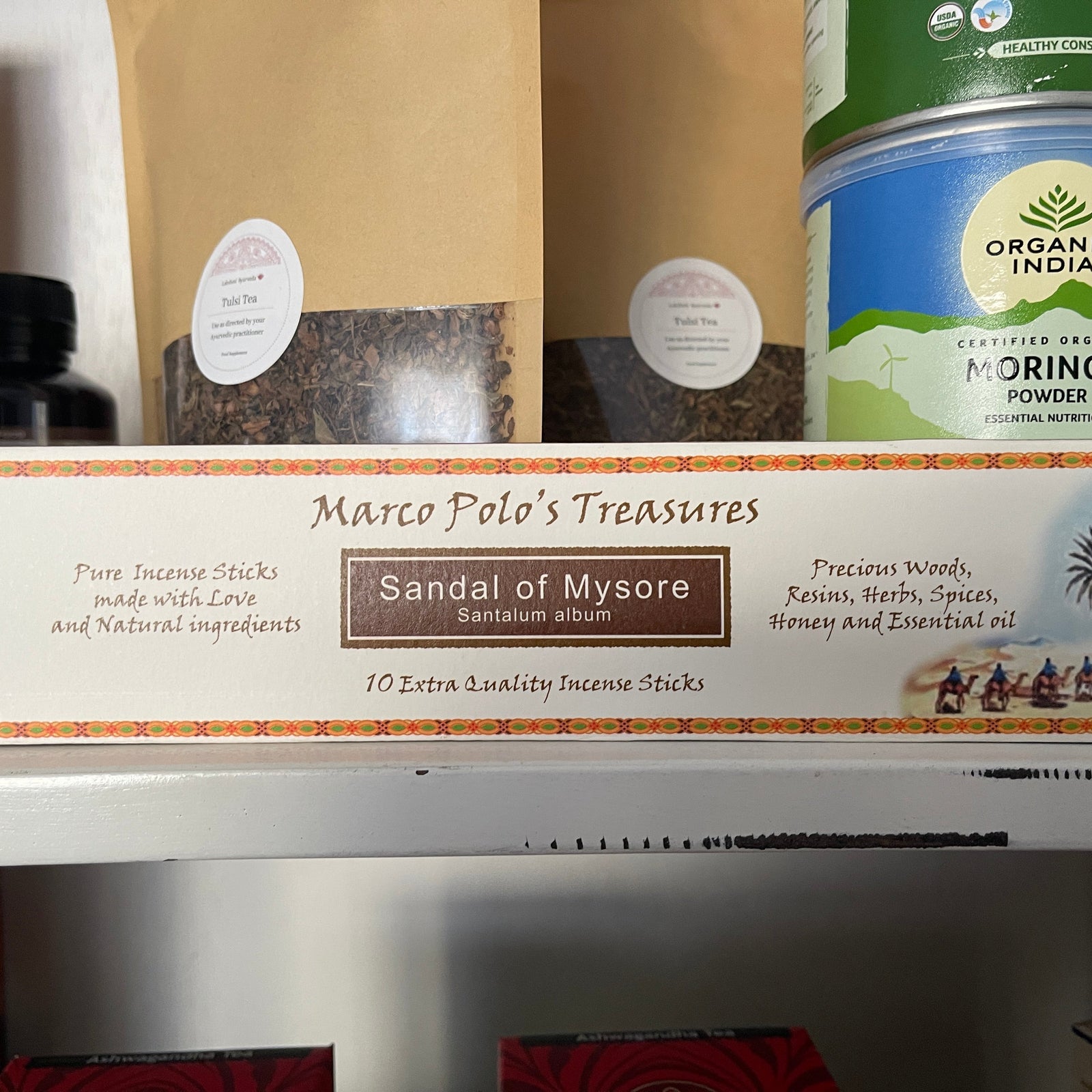 Marco Polo's Treasures - Sandal of Mysore - 10 incense sticks