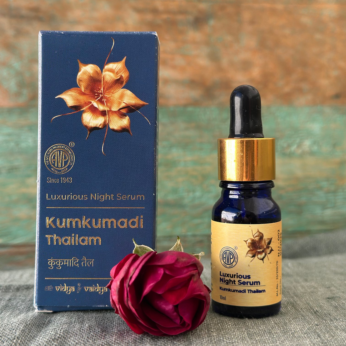 Pure Kumkumadi Thailam Saffron Oil - 10ml