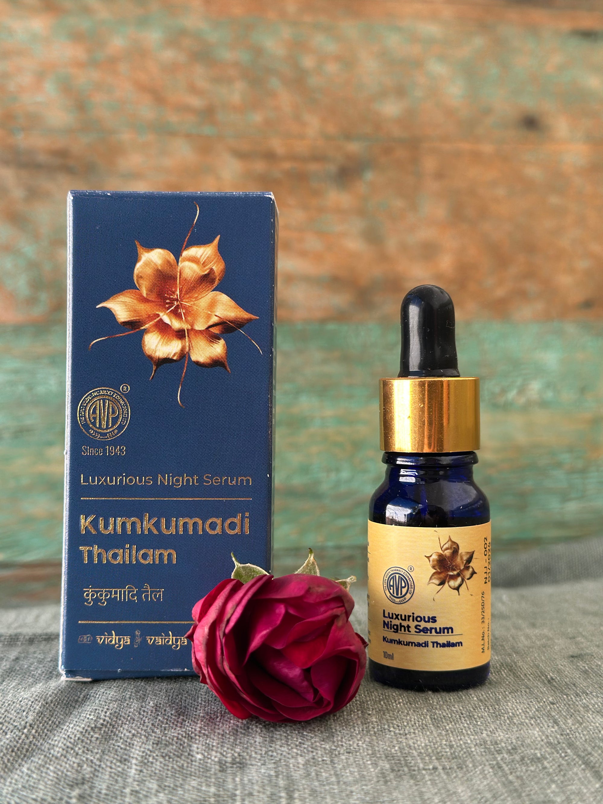 Pure Kumkumadi Thailam Saffron Oil - 10ml