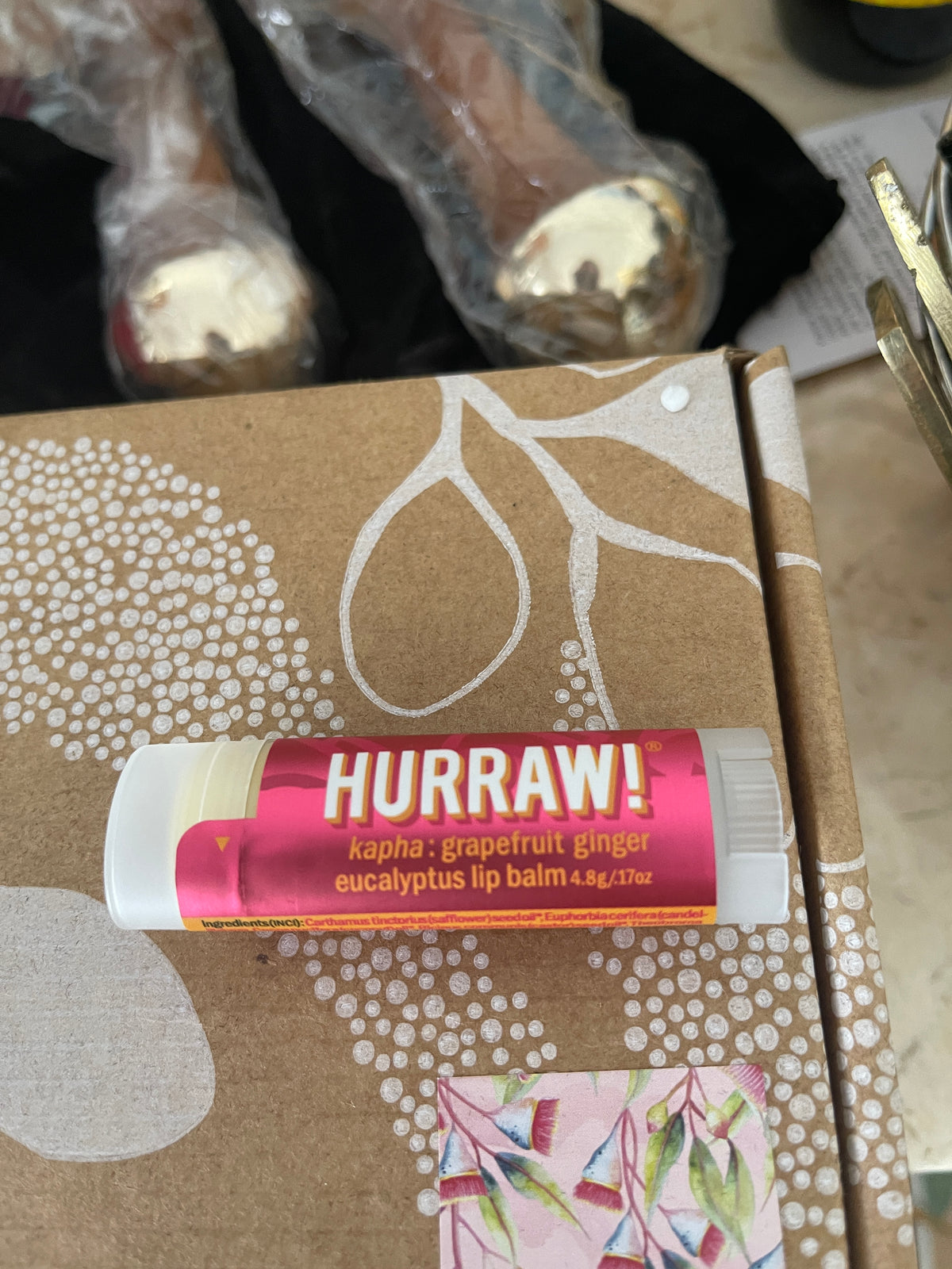 Kapha Grapefruit Ginger Eucalyptus Lip Balm - 4.8g