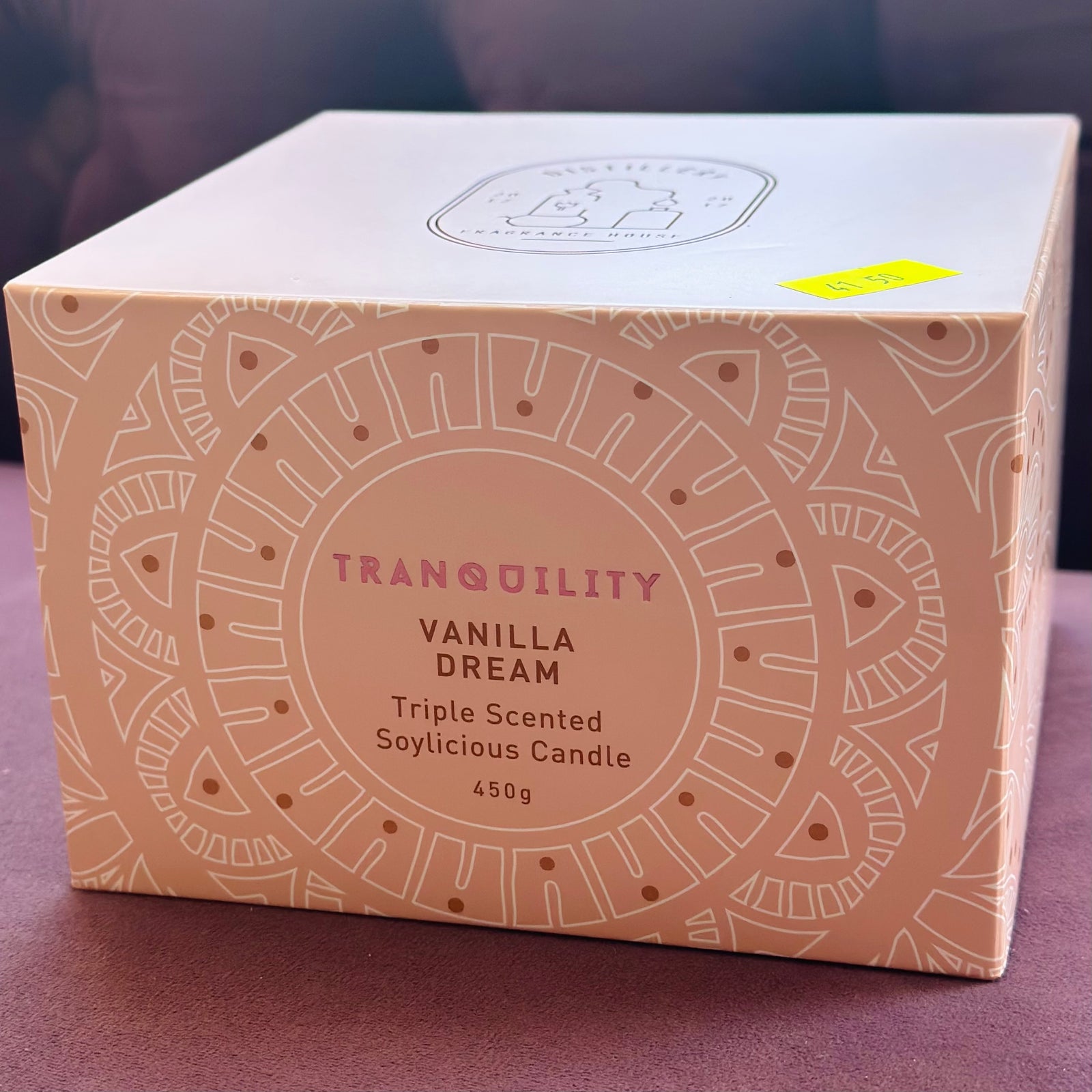 Soy Candle - Tranquility Vanilla Dream