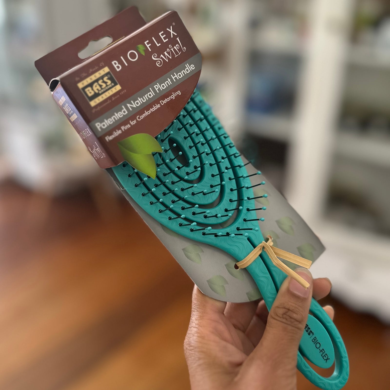 Bioflex Swirl Brush- Patented Natural Plant Handle