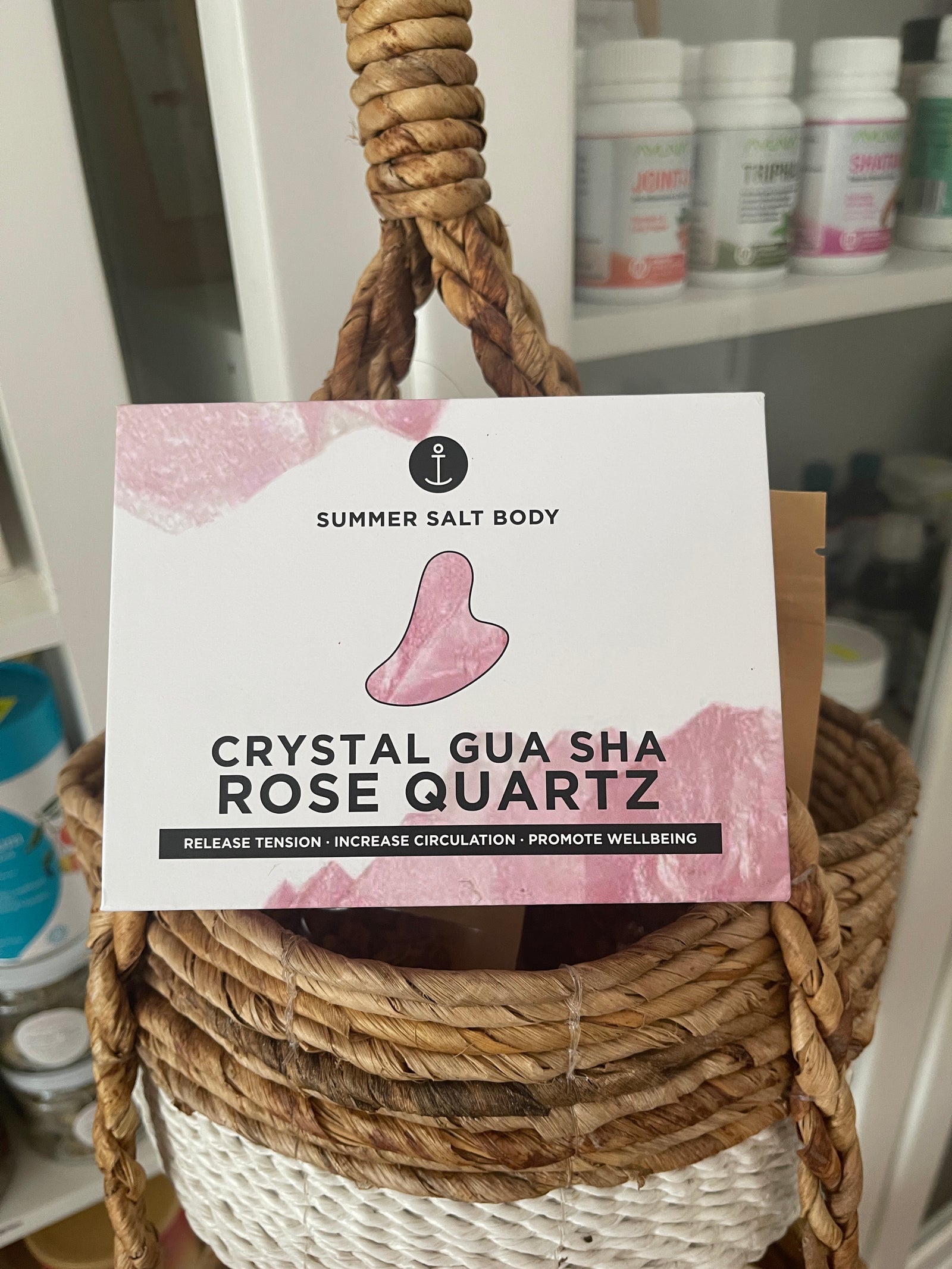 Summer Salt Body - Crystal Gua Sha Rose Quartz