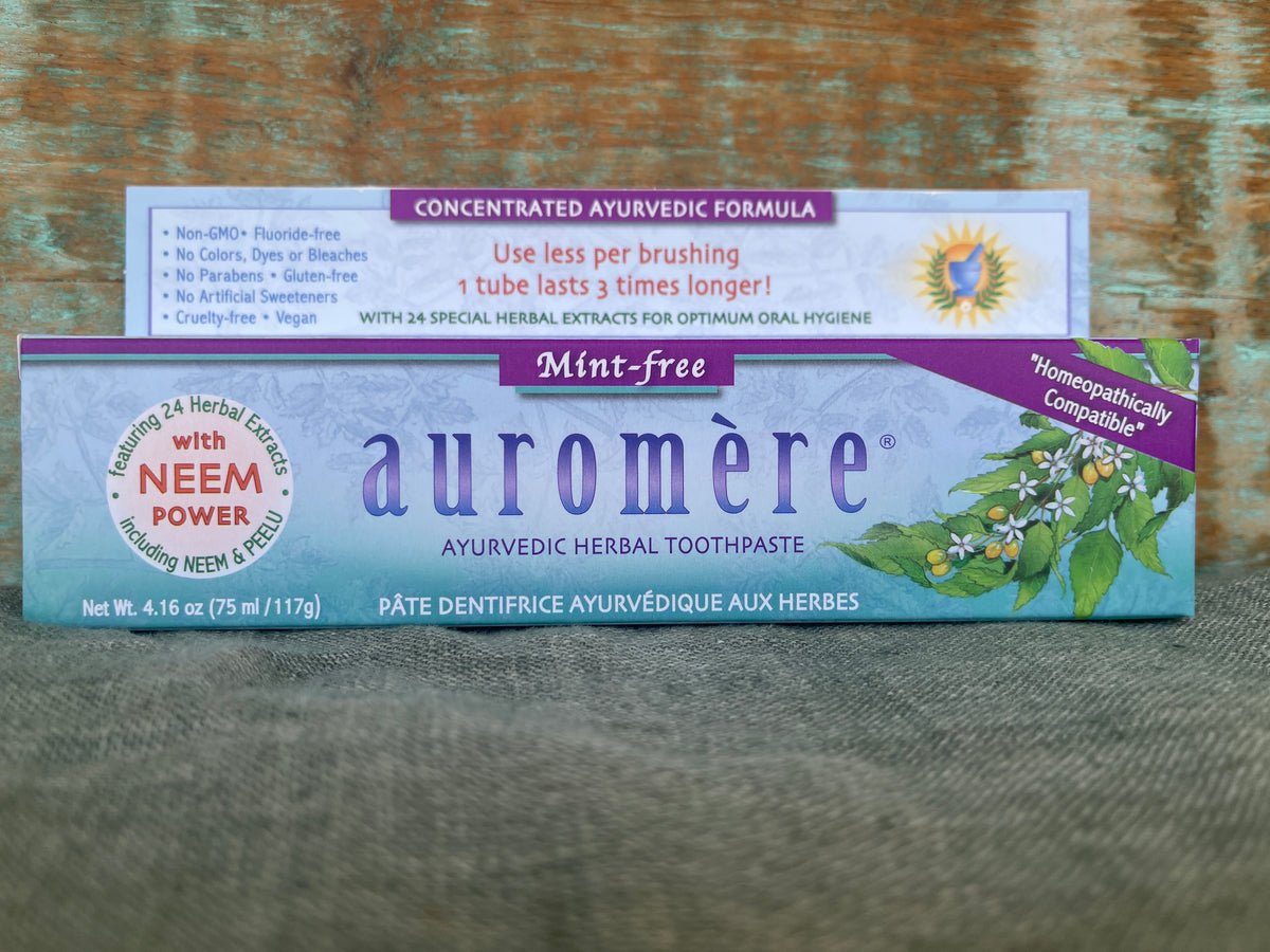 Auromere Ayurvedic Herbal Toothpaste Mint-Free