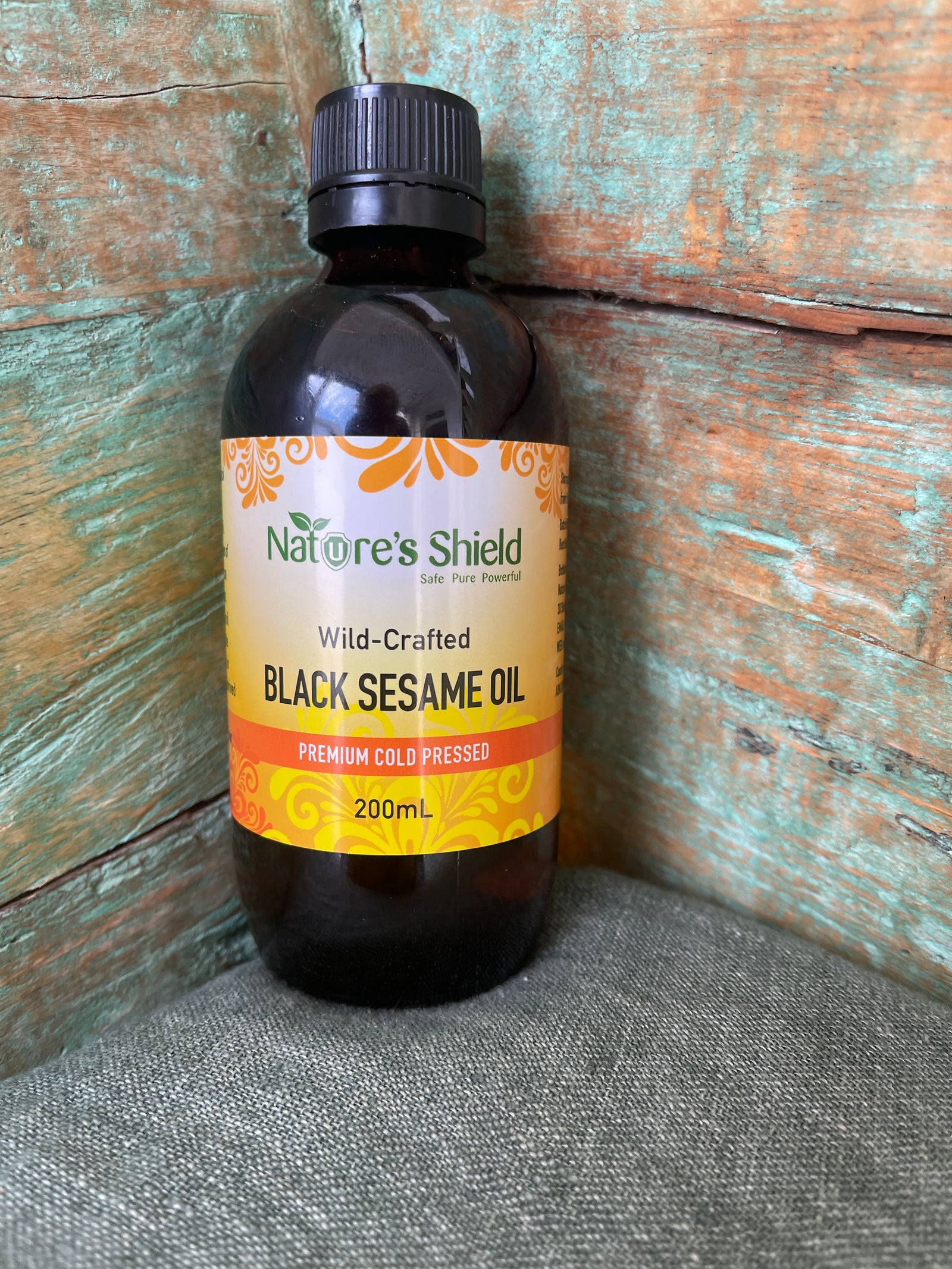 Nature's Shield Wild-Crafted Black Sesame Oil - 200ml