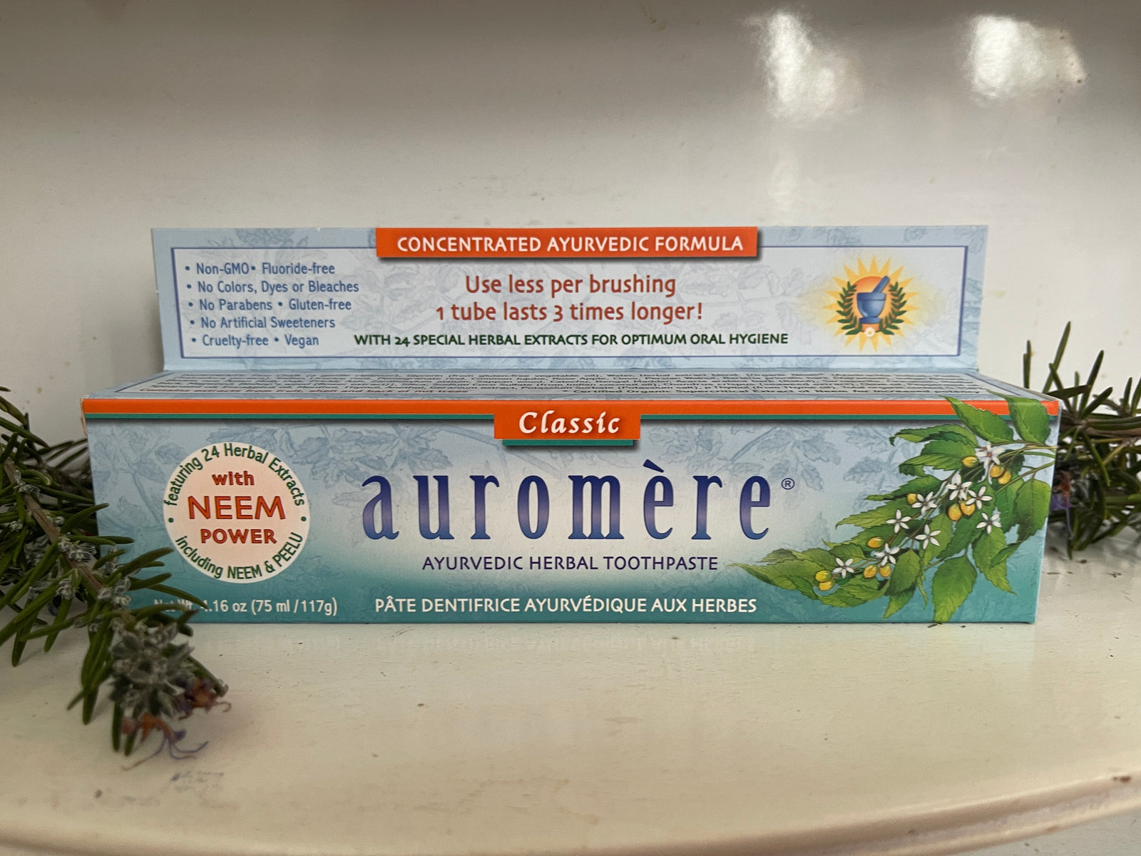 Auromere Ayurvedic Herbal Toothpaste Classic