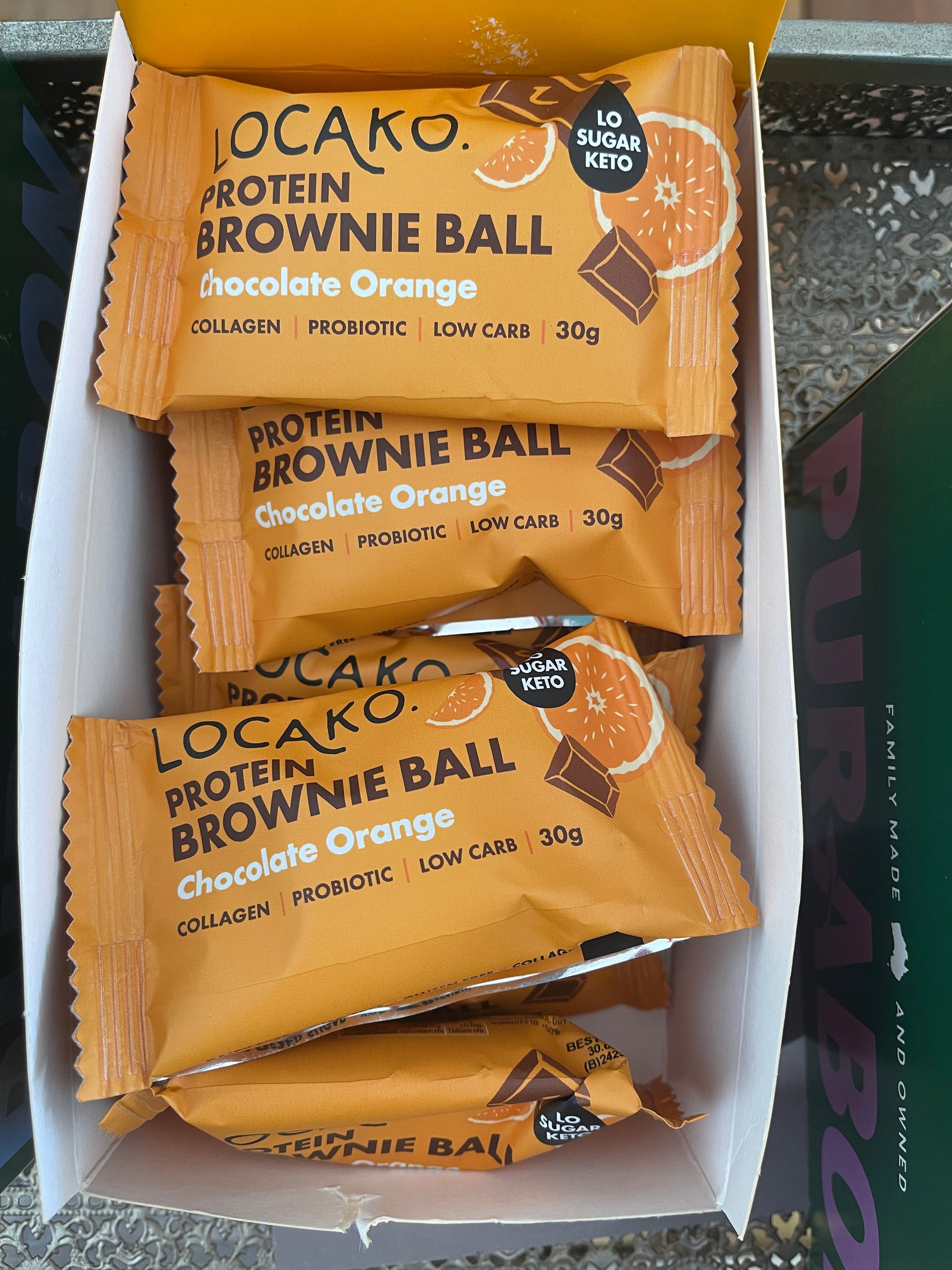 Protein Brownie Ball Chocolate Orange