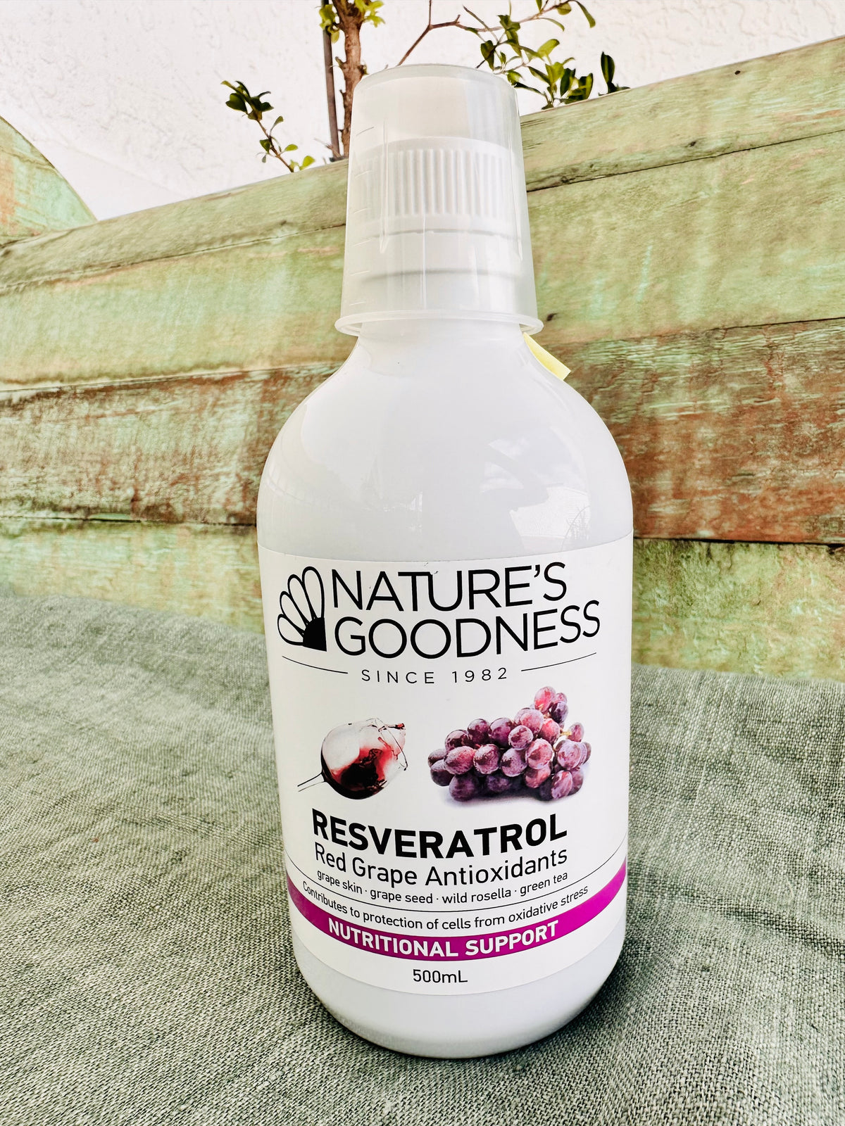 Nature&#39;s Goodness Resveratrol Red Grape Antioxidants 500ml