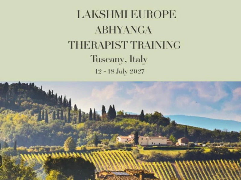 Lakshmi Abhyanga Massage Therapist Course in Europe!