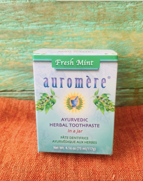 Auromere Ayurvedic Toothpaste in a Jar
