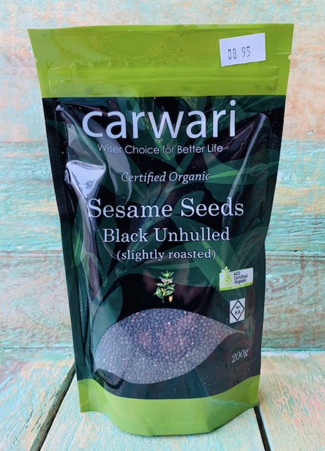 Carwari Black Unhulled Sesame Seeds