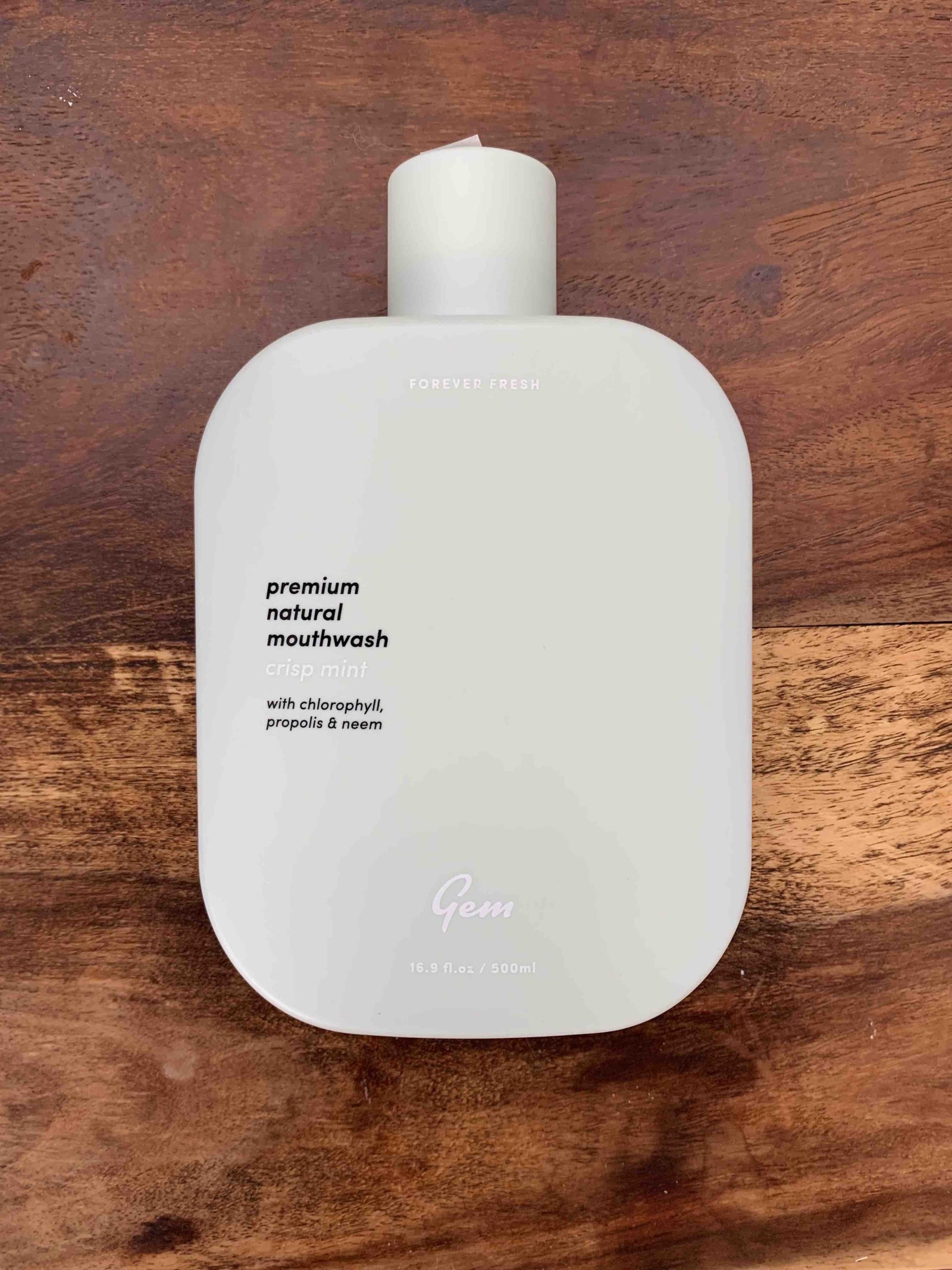 Gem Premium Natural Mouthwash - Crisp Mint