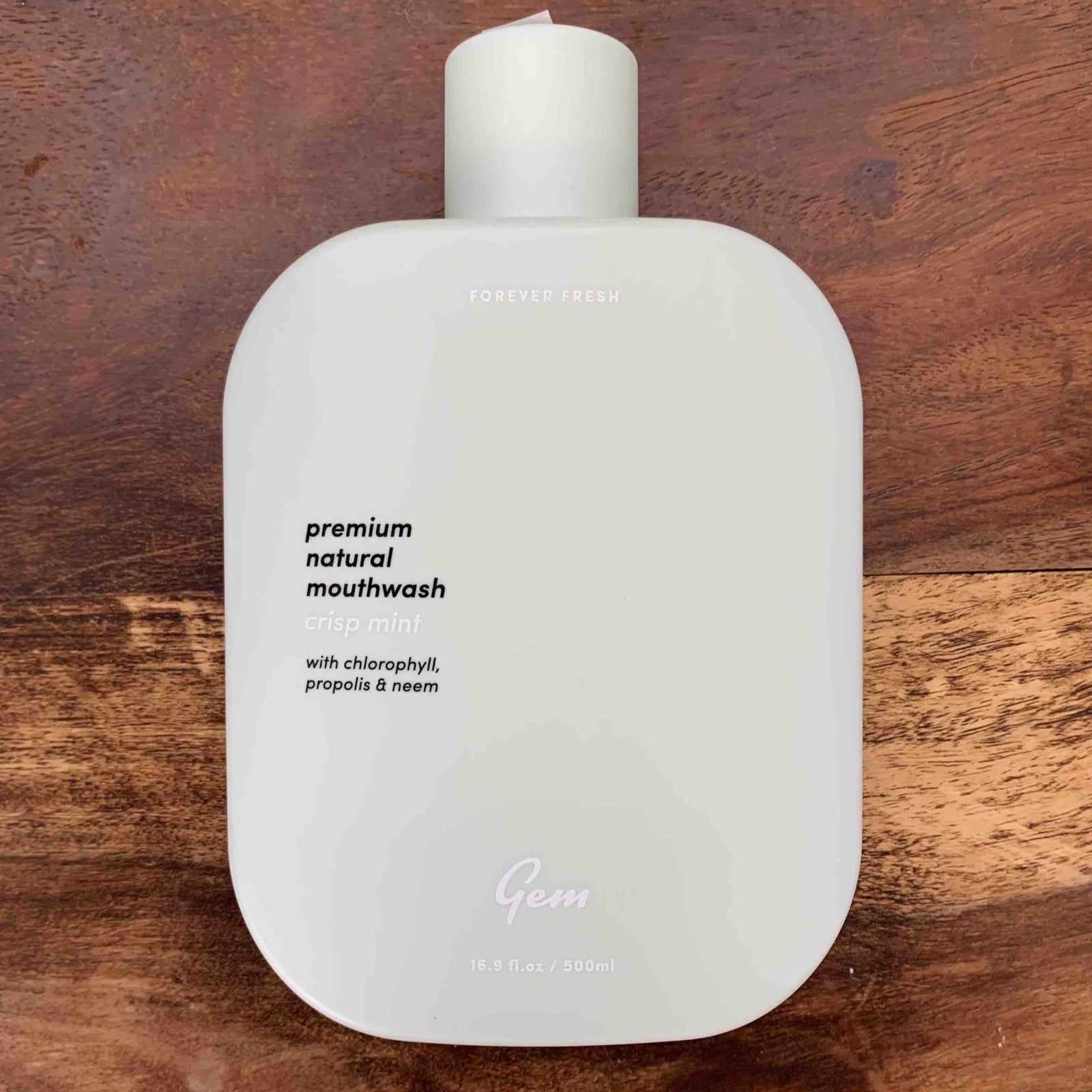 Gem Premium Natural Mouthwash Crisp Mint - 500ml