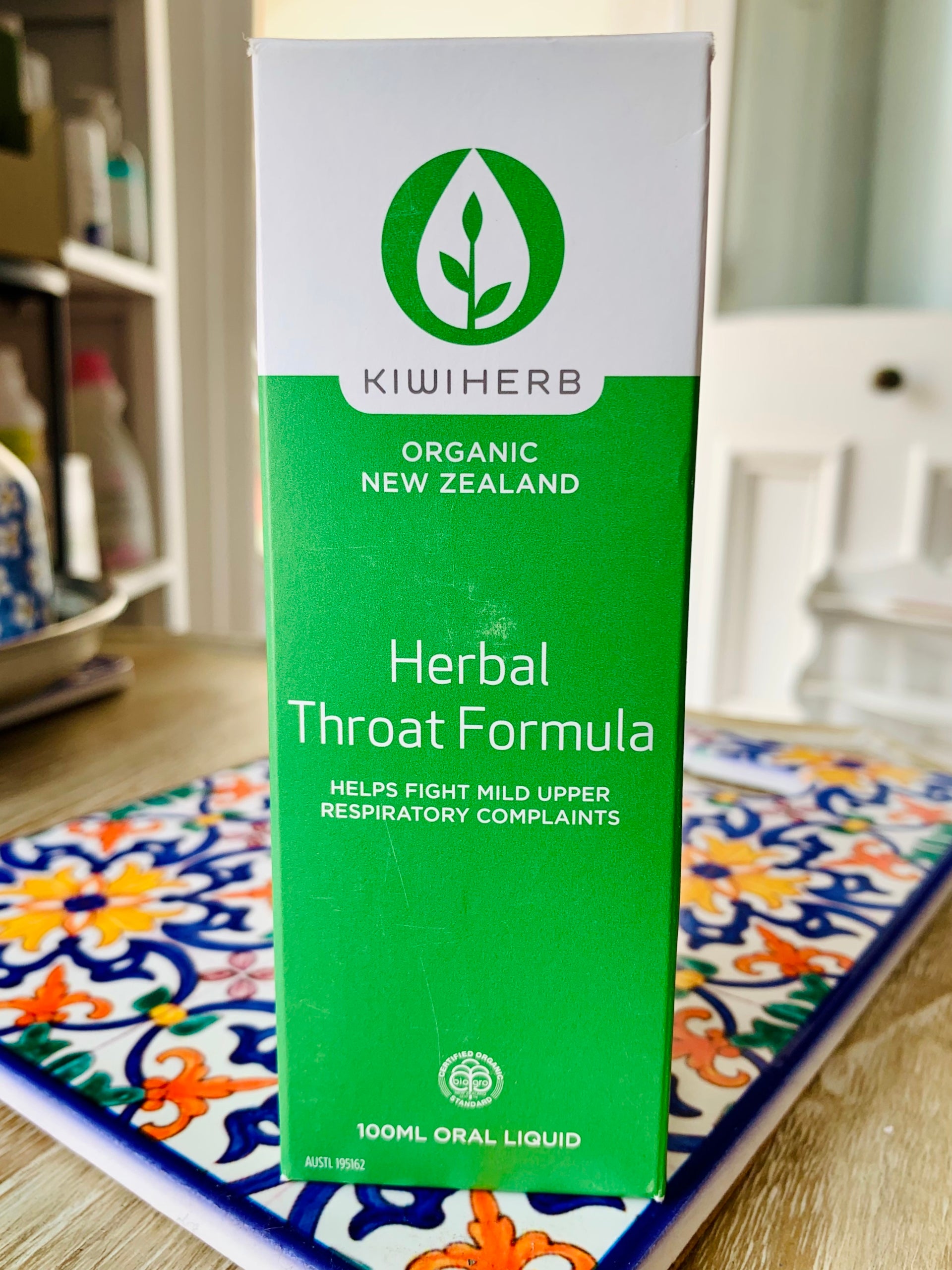 Kiwiherb Organic Herbal Throat Formula