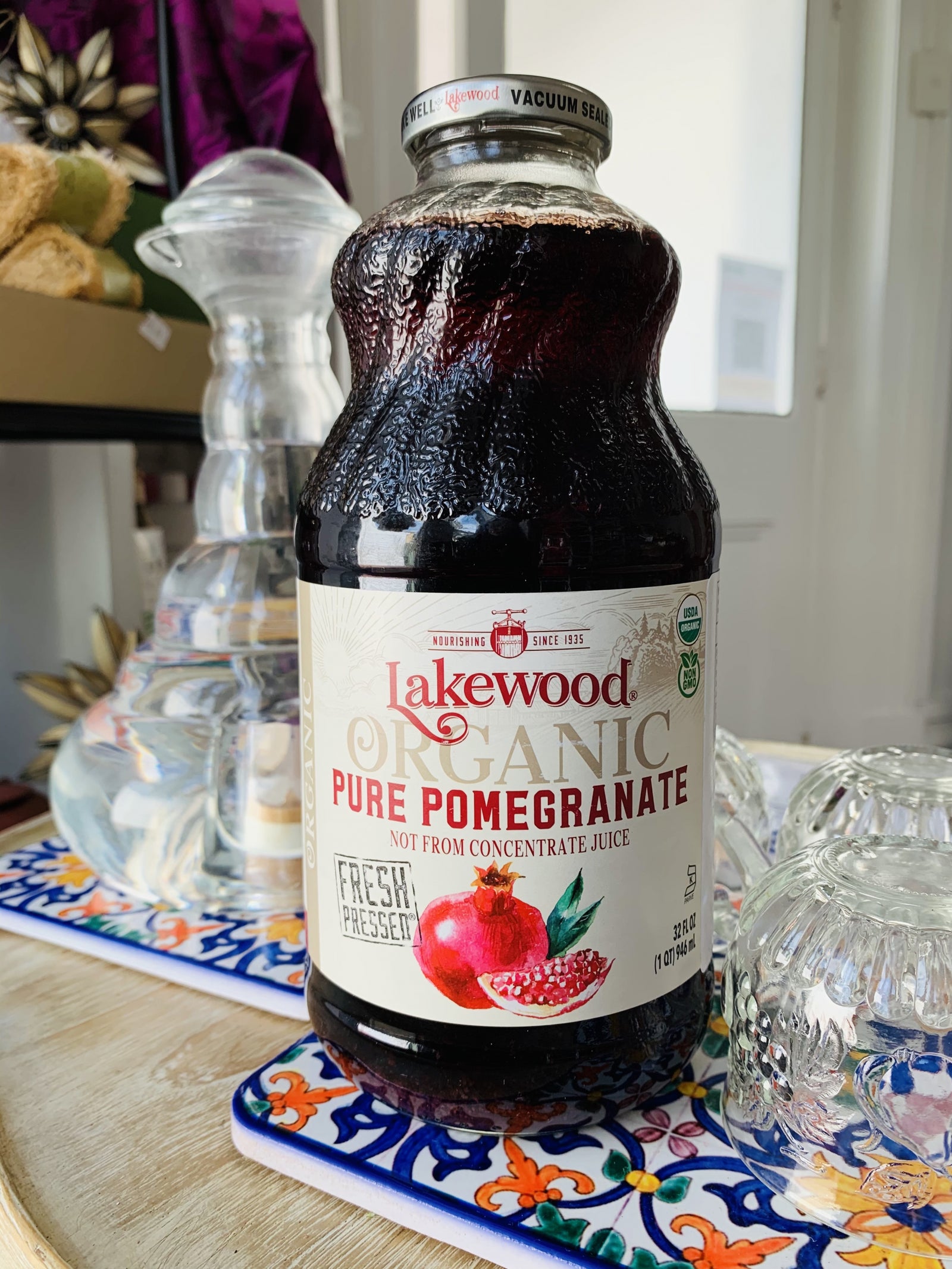 Lakewood Organic Pure Pomegranate Juice
