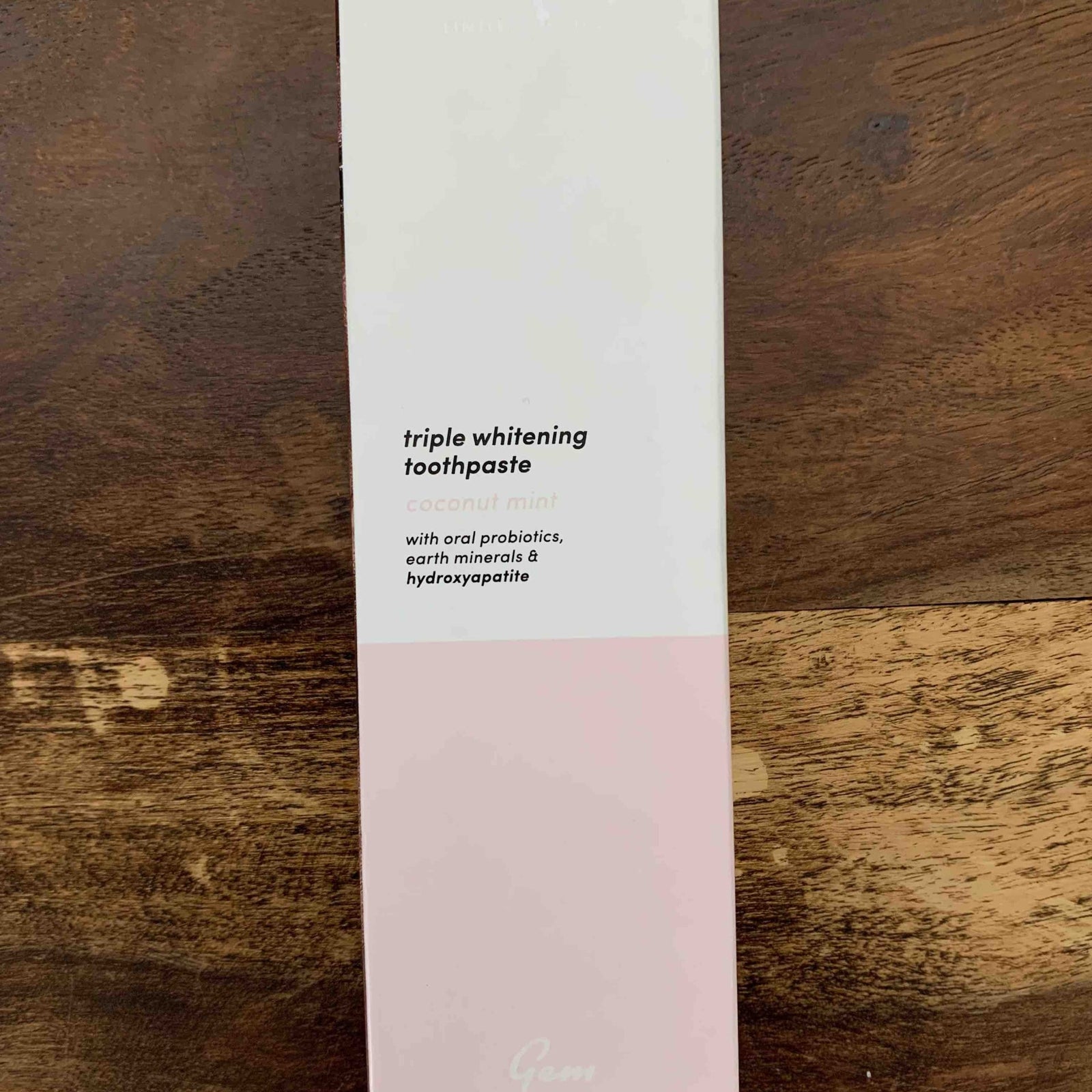 Gem Triple Whitening Toothpaste - Coconut Mint