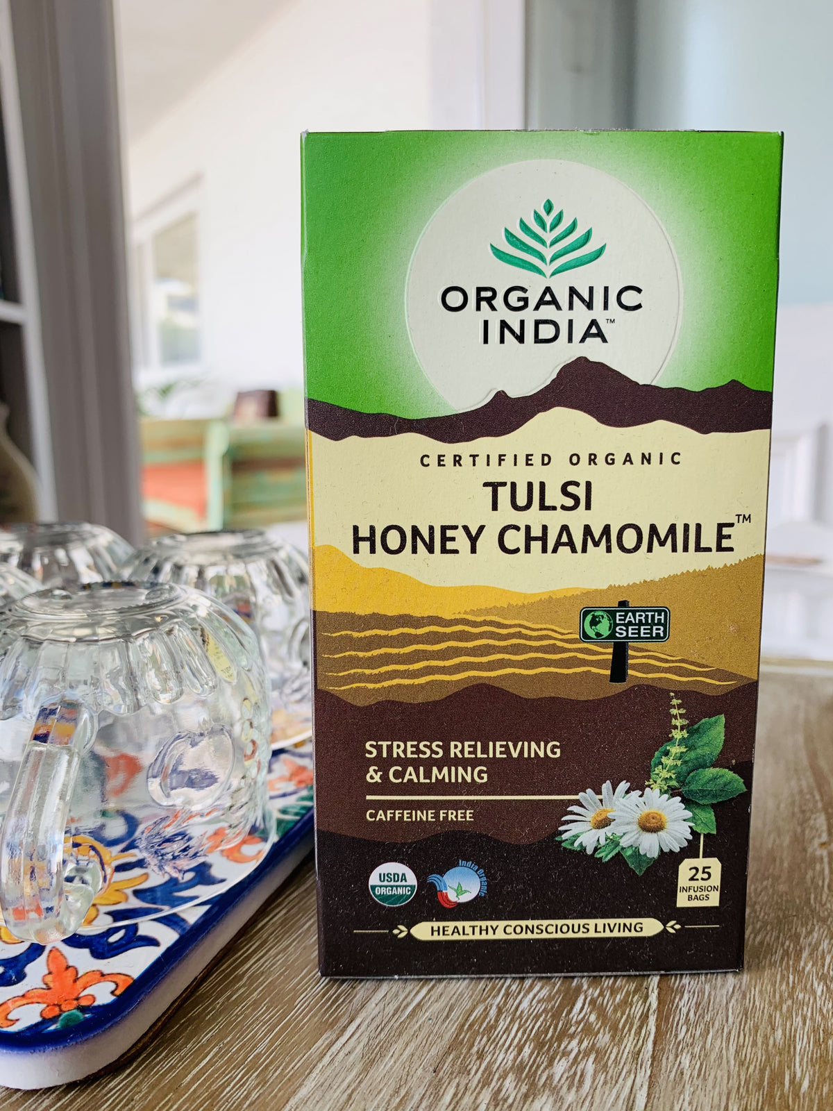 Organic India Tulsi Honey Chamomile Tea