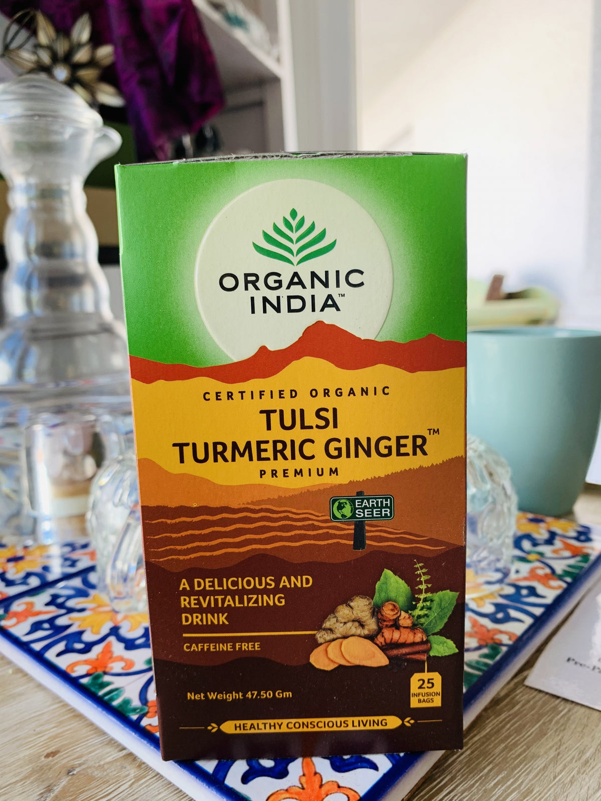 Organic India Tulsi Turmeric Ginger Tea